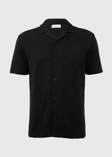 Black Ottoman Jersey Shirt