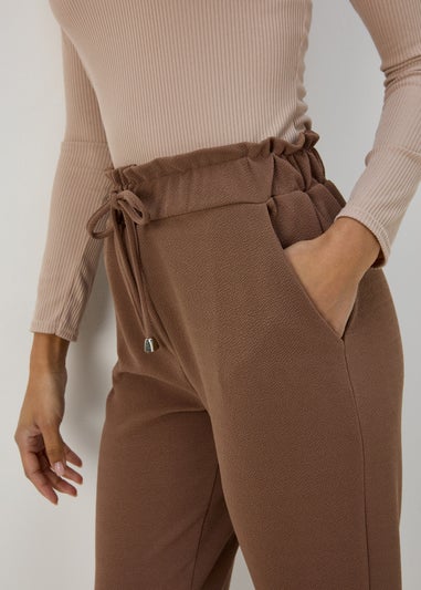 Brown Paperbag Trousers