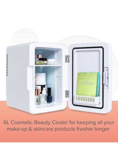 Carmen Cosmetic Beauty Cooler with Illuminated Mirror