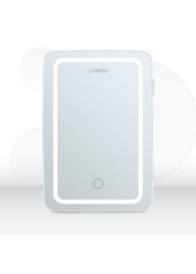 Carmen Cosmetic Beauty Cooler with Illuminated Mirror