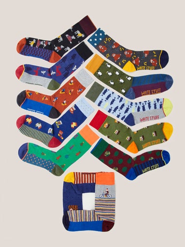 12 Paar Männer Advents-Socken