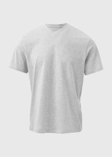 Grey Essential V-Neck T-Shirt