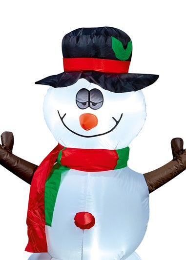 Premier Decorations 1.8m Lit Inflatable Sherbert the Snowman