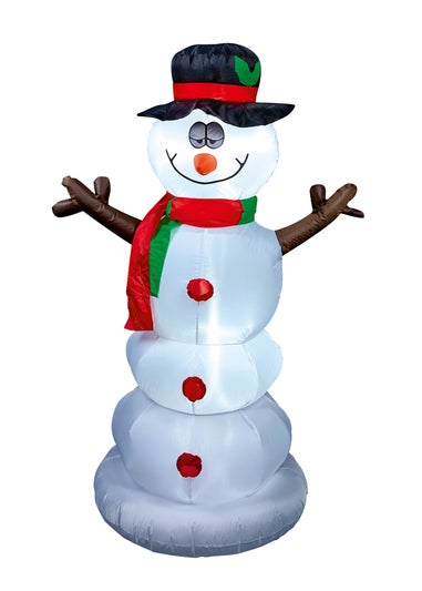 Premier Decorations 1.8m Lit Inflatable Sherbert the Snowman