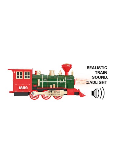 Premier Decorations 15 Piece Battery Operated Train Set with Sound