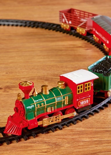 Premier Decorations 15 Piece Battery Operated Train Set with Sound