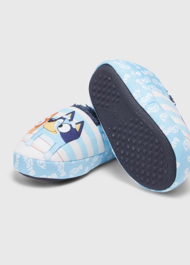 Kids Blue Bluey Slippers (Younger 5-10)