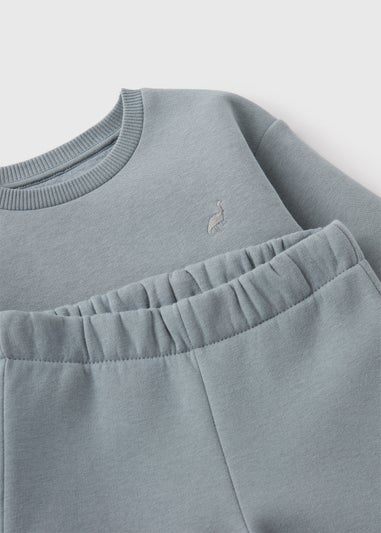 Boys Grey Baseball Check Polo Shirt (1-7yrs)