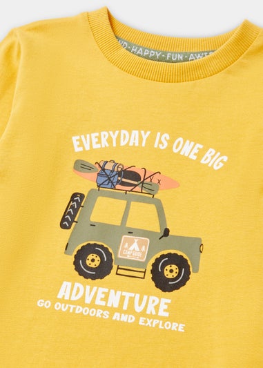 Boys 5 Pack Multicoloured Adventure Print T-Shirts (1-7yrs)