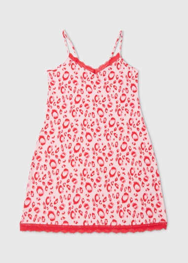 Pink Lips Print Soft Touch Cami Nightie