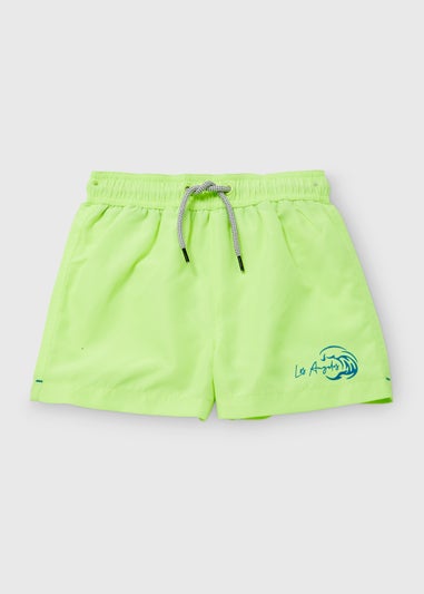 Boys Lime Swim Shorts (1-6yrs)