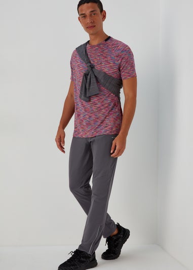 Souluxe Charcoal Woven Stretch Sports Jogger