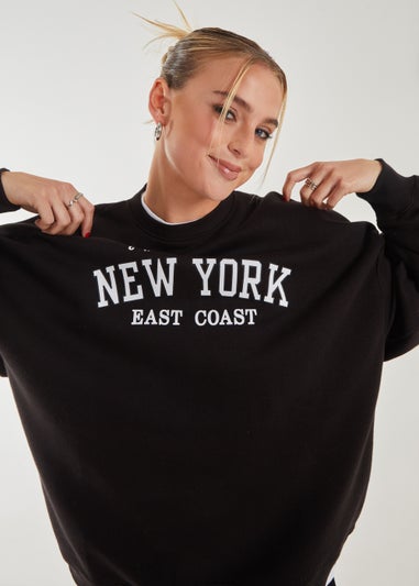 Pink Vanilla Black New York Oversized Sweater