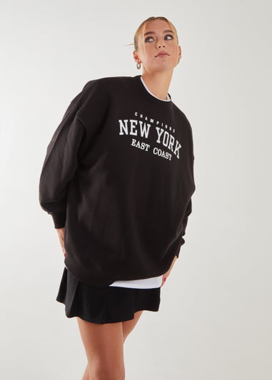 Pink Vanilla Black New York Oversized Sweater