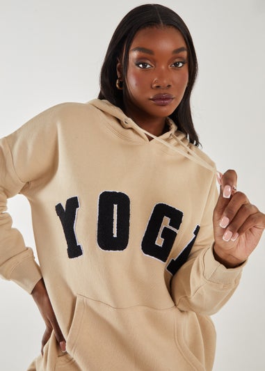 Pink Vanilla Stone Yoga Sports Hoodie