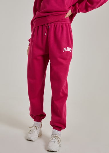 Pink Vanilla Pink Paris Slogan Jogger