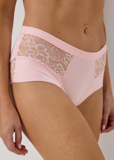3 Pack Pink Brushed Knickers