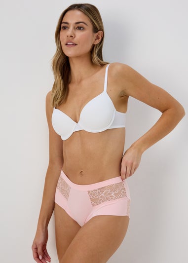 3 Pack Pink Brushed Knickers
