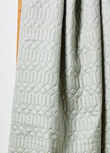 Green Geo Pinsonic Bedspread (235cm x 235cm)