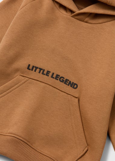 Boys Tan Little Legend Hoodie (1-7yrs)
