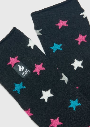 Heat Holder Black Star Socks