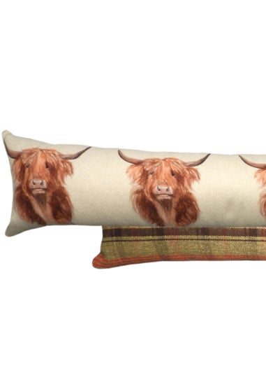 Evans Lichfield Hunter Highland Cow Draught Excluder (92cm x 20cm)