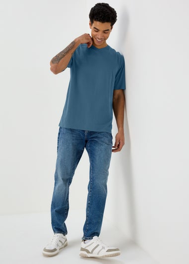 Blue Essential V-Neck T-Shirt