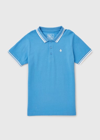 Boys Blue Polo Shirt (7-13yrs)