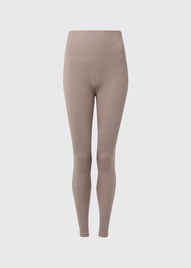 Beige Seamless Leggings