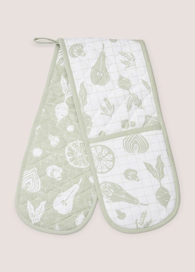 Green Spring Harvest Oven Gloves