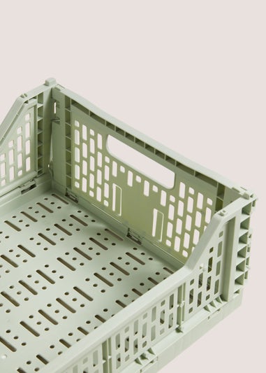 Green Collapsible Crate (38.5cm x 30cm)