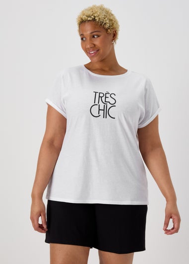 White Tres Chic T-Shirt