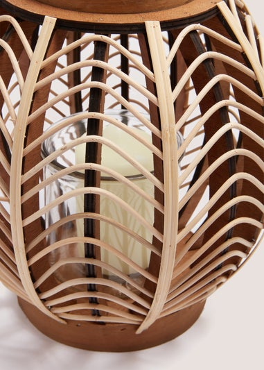 Gold Casa Lantern (33cm x 28cm x 28cm)