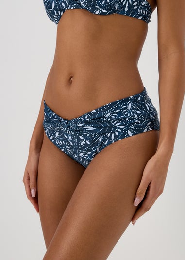 Navy Paisley Briefs