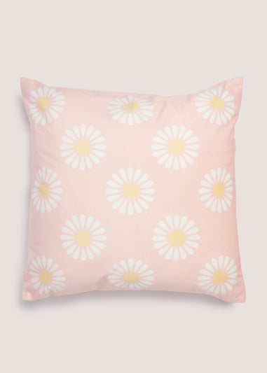 Pink Daisy Cushion Cover (43cmx43cm)