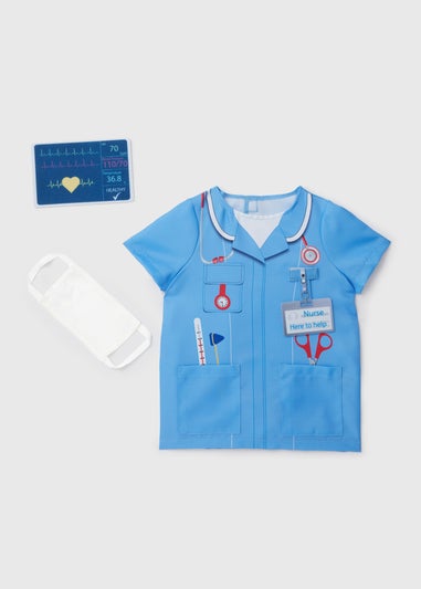 Kids Nurse Dress Costume (3-9yrs)