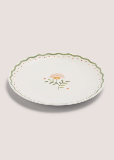 Folk Floral Plate (20cm)