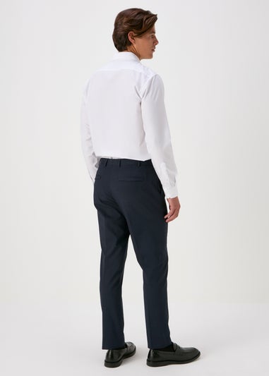 Taylor & Wright Navy Slim Fit Trousers