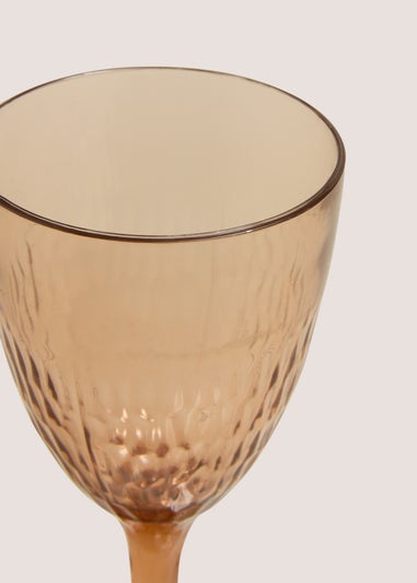 Outdoor Amber Wine Glass (9x9x21cm)