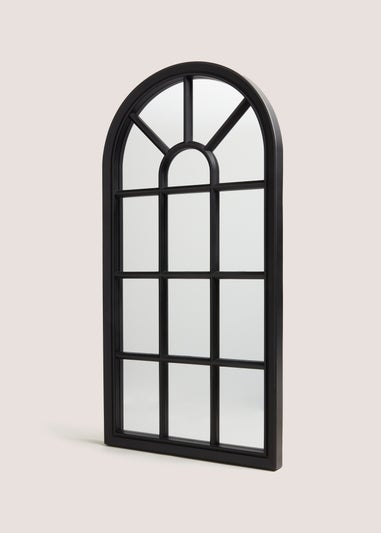 Outdoor Black Plastic Mirror Arch (70cm x 35.5cm x 2.5cm)
