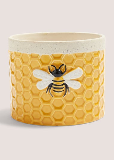 Yellow Bee Planter (13cm x 13cm x 10cm)