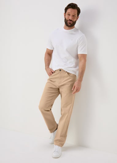 Lincoln Light Stone 5 Pocket Trousers