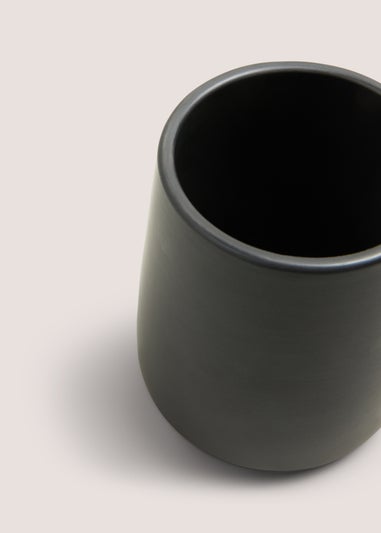 Black Modern Ceramic Tumbler (7.5cm x 11cm)