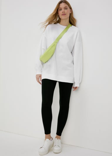 White Longline Sweatshirt