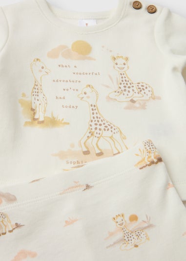 Sophie la Girafe Baby Cream Top & Leggings Set (Newborn-23mths)