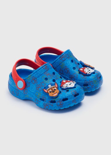 Paw Patrol Boys Navy Badge Clogs (Younger 4-12)