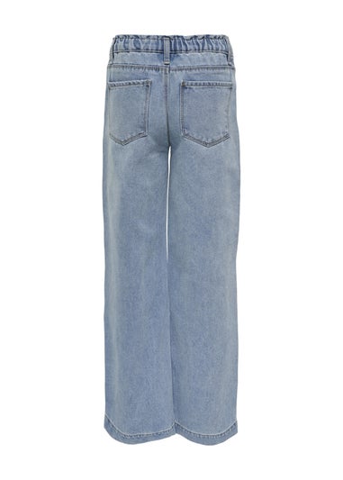 ONLY Blue Comet Wide Leg Jeans (7-14yrs)