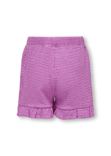 ONLY Girls Pink Frill Shorts (6-14yrs)