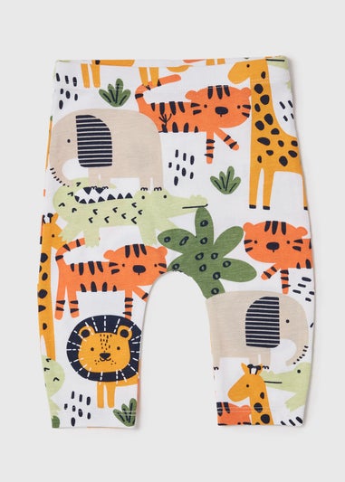 Baby Multicolour Jungle Print Leggings (Newborn- 23mths)