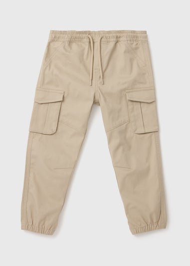 Boys Stone Cargo Trousers (1-7yrs)